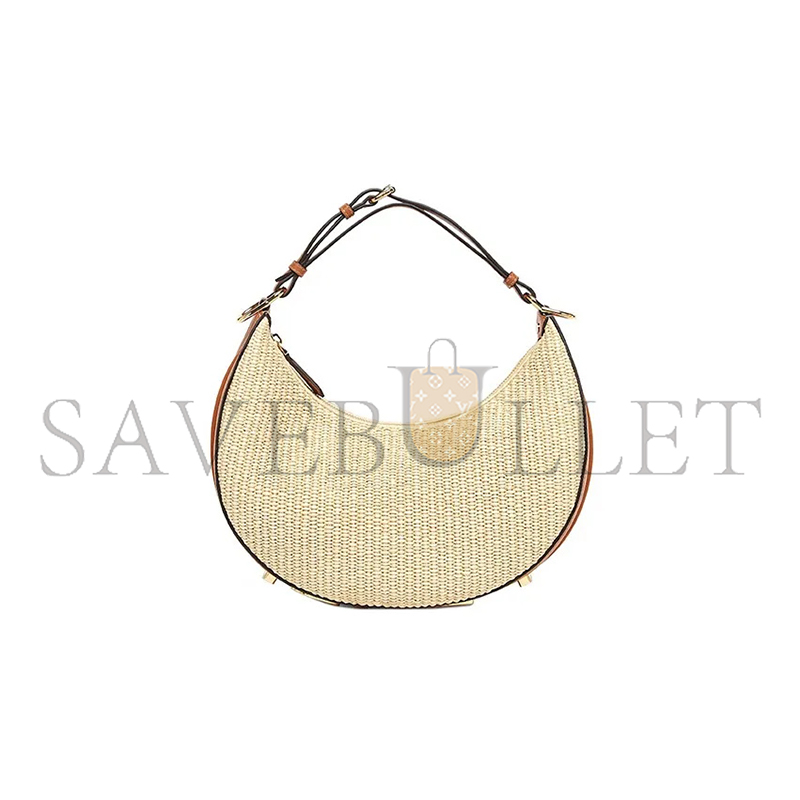 F**di small handbag F**digraphy straw shoulder bag 8br798anwbf1l27 (29*24.5*10cm)